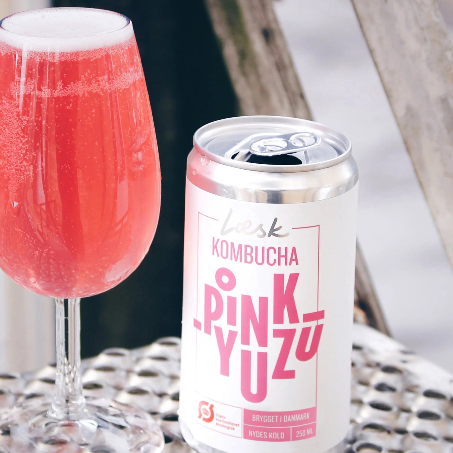 Læsk Kombucha Pink Yuzu Drink