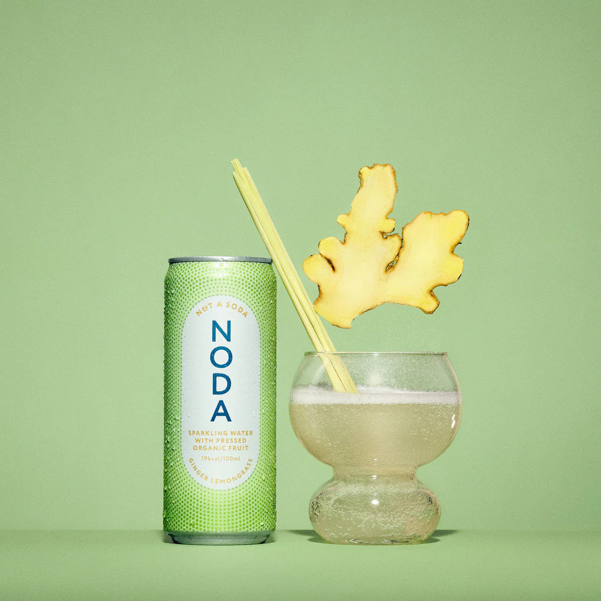 NODA Ginger Lemongrass Mocktail