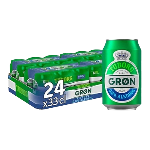 Tuborg Grøn 0.0% Alkohol Case