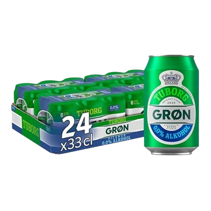 Tuborg Grøn 0.0% Alkohol Case